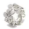 Non-Tarnish 304 Stainless Steel Open Cuff Ring LS-RJEW-C067-21P-1