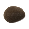 Flocking Opaque Resin Cabochons RESI-K033-07B-2