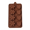 8-Cavity Floral Shaped Fondant Molds DIY-TAC0005-87-2
