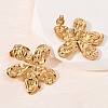 Valentine's Day 304 Stainless Steel Stud Earrings EJEW-C184-01A-G-3