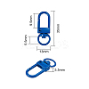 Metal Swivel Clasps PALLOY-CJ0001-46-2