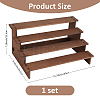 4-Tier Wood Organizer Display Riser Rack ODIS-WH0329-97-2