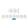 Polyester Lace Trim OCOR-TAC0008-18-22