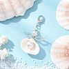 Angel Clam Shell Pendant Decoration HJEW-MZ00246-02-1