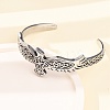 Viking 316 Surgical Stainless Steel Cuff Bangles BJEW-C142-15AS-3