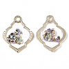 Epoxy Resin Pendants X-RESI-T045-002-3