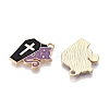 Halloween Theme Rack Plating Alloy Enamel Pendants ENAM-N056-356A-2