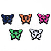 Spray Painted Alloy Enamel Pendants X-ENAM-N060-02-1