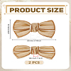2Pcs Polyester Bowknot Shoe Decoration FIND-LP0009-87B-2