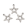 Non-Tarnish 201 Stainless Steel Pendants STAS-A066-14P-2