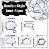 180Pcs Self Adhesive Paper Stickers DIY-SP0005-81-2