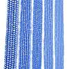 Electroplate Glass Beads Strands EGLA-A044-P6mm-B17-2