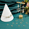 30Pcs 3 Style Brass Bead Frames KK-BBC0003-84-5