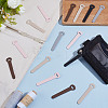 30Pcs 5 Colors Imitation Leather Zipper Pull Fixer Replacement for Tab Luggage Purse Repair Accessories FIND-NB0006-55-4