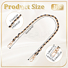 Cowhide Leather Purse Iron Chain Straps FIND-WH0156-32KCG-2
