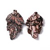 Natural Rhodonite Pendants G-I336-01-21-1