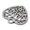 Anti-Tarnish 304 Stainless Steel Pendants STAS-M076-04P-2