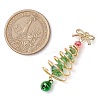 Glass & Alloy Pendants PALLOY-JF02990-01-2