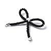 Alloy & Glass Seed Beads Bowknot Chandelier Component Links PALLOY-D359-03D-2