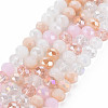 Electroplate Glass Beads Strands EGLA-S194-18H-1