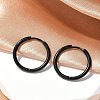 202 Stainless Steel Huggie Hoop Earrings EJEW-F111A-17mm-EB-2