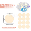 Iridescent PVC Paillette/Sequins Pendants PVC-GO0001-02A-2