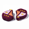 Food Grade Eco-Friendly Silicone Focal Beads LS-SIL-N002-12F-3