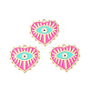 Rack Plating Alloy Enamel Pendants ENAM-K067-05B-2