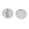 Non-Tarnish 304 Stainless Steel Charms STAS-T059-26P-I-3