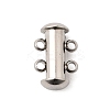 304 Stainless Steel Slide Lock Clasps STAS-F350-01A-P-1