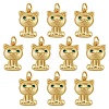 10Pcs Rack Plating Brass Micro Pave Cubic Zirconia Pendants ZIRC-SZ0003-87-1