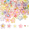 200Pcs 6 Styles Transparent Resin Cabochons CRES-SP0001-11-1