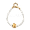 Plastic Imitation Pearl Beads Bracelets for Women BJEW-M056-12G-4