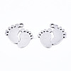 Jewelry Non-Tarnish 201 Stainless Steel Charms STAS-T044-208P-2