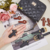 Microfiber Imitation Leather Undamaged Bag D Ring Connector PURS-WH0005-35KCG-02-4