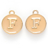 Golden Plated Alloy Enamel Charms LS-ENAM-S118-06F-1