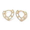 Starfish Cubic Zirconia Hoop Earrings EJEW-M216-08B-2