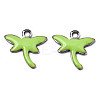 201 Stainless Steel Enamel Charms STAS-N088-19F-1
