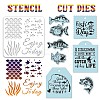 PVC Plastic Clear Stamps DIY-GL0004-56-3