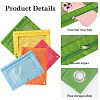 5Pcs 5 Colors Oxford Cloth with Alloy Pen Cases for 3-Ring Binder AJEW-CP0007-99B-6