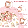 28Pcs 14 Styles Alloy Enamel Pendants ENAM-FS0002-25-2