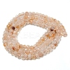 Natural Citrine Beads Strands G-A097-C04-01-3