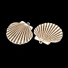 Spray Painted Opaque Acrylic Big Pendants ACRP-F003-03Q-2