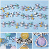   40Pcs Imitation Gemstone Acrylic Pendants FIND-PH0008-11-6