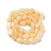 Natural Yellow Jade Beads Strands G-G146-A20-01-3