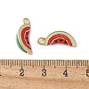 304 Stainless Steel Enamel Pendants STAS-Z122-25G-01-3