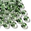 Baking Paint Transparent Glass Beads DGLA-S116-01F-1