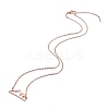 304 Stainless Steel Alps Pendant Necklaces LS-NJEW-Z001-01RG-2