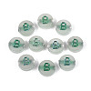 Luminous Frosted Acrylic Beads FACR-T008-02B-1