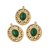 Dyed Natural Malaysia Jade Pendants STAS-P380-22G-02-1